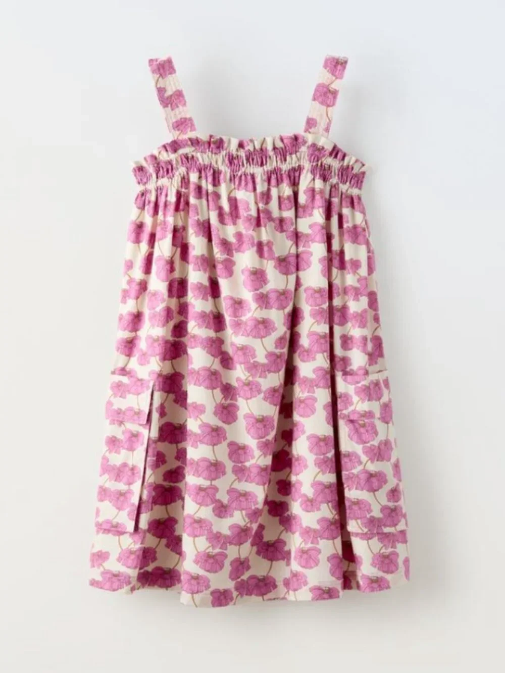 Zara Floral Print Dress, Girls' Size 10